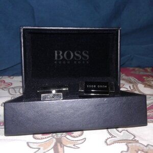 Hugo Boss rectangle cufflinks